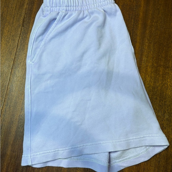 Aerie Light Purple Terry Shorts - Picture 2 of 3
